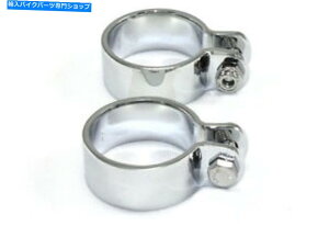 N[p[c }t[GhNvZbgAN MUFFLER END CLAMP SET, CHROME