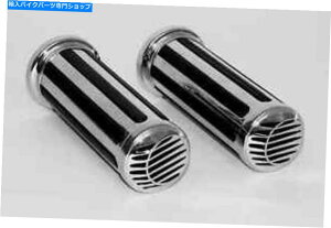 N[p[c 7447NXbgobt@[ObvubNhXbgGh͂قƂǂ̃n[[74+ɃtBbg 7447 CHROME SLOTTED BUFFALO GRIPS BLACK PAINTED SLOTTED END FITS MOST HARLEY 74+