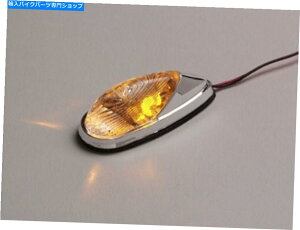 N[p[c KS 25-9503B LED}[J[CgA~jtbVMTN[{fBA1 LED W K&S 25-9503B Led Marker Lights, MinI-Flush Mt Chrome Body, Amber 1 Led W