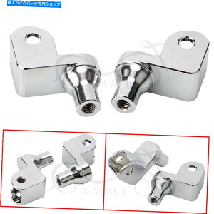 N[p[c z_S[hEBOGL1500 1988-2000̂߂2s[XN[tbgyOڑA_v^[ 2Pcs Chrome Foot Peg Connection Adapter For Honda GoldWing GL1500 1988-2000