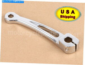 �N���[���p�[�c Harley Road King Suspail Heritage Trike�̂��߂̃N�����A���~�j�E���V�t�^�[�V���t�g���o�[ Chrome Aluminum Shifter Shaft Lever For Harley Road King Softail Heritage Trike�y���s�A���i�z