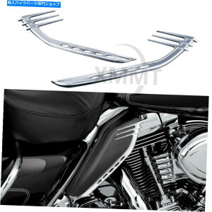 N[p[c čN[~bht[GAftN^[ANZgTRIM 8674n[[c[OgPCVO US Chrome Mid-Frame Air Deflector Accents Trim 8674 For Harley Touring Trike CVO