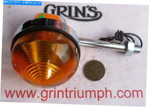 N[p[c Lucas^tbV[v3 "XeANMABSAAm[g LUCAS TYPE FLASHER LAMP 3" stem,chrome Triumph, BSA, Norton