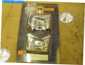 N[p[c JX^N23-173AH-D XL 883/1200 Chrome Tappet Block Cover '91 -'94ANoB CUSTOM CHROME #23-173, H-D XL 883/1200 CHROME TAPPET BLOCK COVERS '91-'94, NOS.#