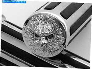 N[p[c 6769N_CLXgObv3-DC[OGhSúAقƂǂ1973NharleysɃtBbg 6769 Chrome Die-Cast Grips 3-D Eagle End & Rubber Ribs Fits Most 1973-UP HARLEYS