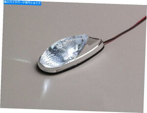 N[p[c KS 25-9504B LED}[J[CgA~jtbVMTN[{fBAWHT / CLR 1 LED K&S 25-9504B Led Marker Lights, MinI-Flush Mt Chrome Body, Wht/clr 1 Led