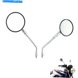 �N���[���p�[�c HONDA GL1100 GL500 GL650 CX500 CB650�p���A�N���[���r���[�~���[�̃y�A Pair Of Rear Chrome View Mirrors Fit For Honda GL1100 GL500 GL650 CX500 CB650�y���s�A���i�z