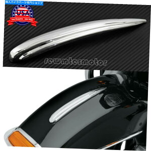 �N���[���p�[�c FLD�̂��߂̃N�����t�����g�t�F���_�[�g�����t�B�b�g12-16 Softail 86-17�c�[�����O�g���P84�A�b�v Chrome Front Fender Trim Fit For FLD 12-16 Softail 86-17 Touring Trike 84-up�y���s�A���i�z