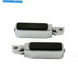 N[p[c Wyatt Gatling Chrome SluggerX^C̃tbgybOW /`̃SCC - 27-0935 Wyatt Gatling Chrome Slugger Style Footpegs w/Rectangular Rubber Inlay - 27-0935