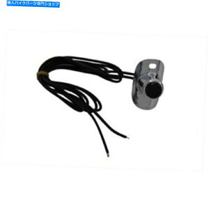 �N���[���p�[�c �N���[��2���C���z�[���X�C�b�`�{�^���n�[���[�_�r�b�h�\���AV-Twin 32-0400 Chrome Two Wire Horn Switch Button fits Harley Davidson,V-Twin 32-0400