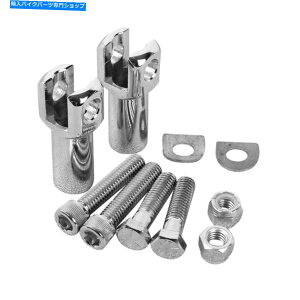 �N���[���p�[�c �t�b�g�y�O�̓n�[���[�_�r�b�h�\���\�t�g�Ǝ�2000-2006�̂��߂̃}�E���g�N���r�X�L�b�g���T�|�[�g���� Foot Peg Supports Mounts Clevis Kits Fit For Harley Davidson Softail 2000-2006�y���s�A��