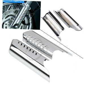 �N���[���p�[�c 1�y�A���̃t�H�[�N���b�O���b�O���N�^�[�̂��߂̋t���� 1 Pair Lower Fork Leg Deflectors for Harley Heritage Softail Classic FLSTC Dynas�y���s�A���i�z