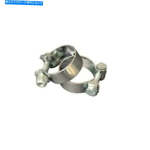 N[p[c CMX1 1/2 "m[gBSAōꂽNbLrCNv Chrome Plated Exhaust Clamps Made in UK 1 1/2" Norton Triumph BSA