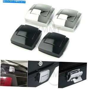 �N���[���p�[�c Harley Electra Glide Classic Flhtc�č��p�u���b�N/�N���[���c�A�[�p�b�N�g�����N���b�` Black/Chrome Tour Pack Trunk Latches For Harley Electra Glide Classic FLHTC US�y���s�A���i�z