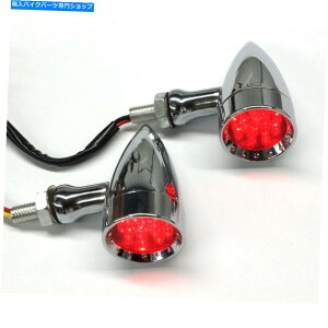 N[p[c n[[I[goCz_̂߂̃NLEDu[LXgbv/jO^[Me[Cg Chrome LED Brake Stop/Running Turn Signal Tail Light For Harley Motorcycle Honda