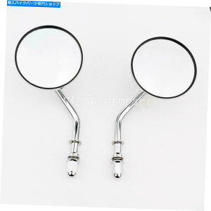 N[p[c n[[_rbh\\tgfbNXf[XNVbN̂߂̃NEhm[gRX~[ Chrome Round Notorcycle Mirrors For Harley Davidson Softail Deluxe Deuce Classic
