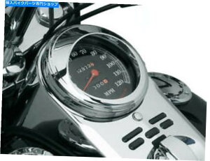 N[p[c NXs[h[^[5 "n[[\tgXvK[NVbNFLSTSCpgOoCU[ Chrome Speedometer 5" Trim Ring Visor for Harley Softail Springer Classic FLSTSC