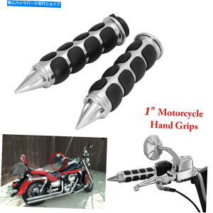 N[p[c Honda Shadow Spirit Aero Ace 750 1100pN[1 "nhXpCNnhObv Chrome 1" Handle Bar Spike Hand Grips For Honda Shadow Spirit Aero ACE 750 1100