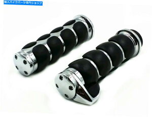 N[p[c 1 "N[nhObv胔JVN 800 1500 2000̂߂̃Xbg{X 1" Chrome Hand Grips W/Throttle Boss for Kawasaki Vulcan VN 800 1500 1600 2000
