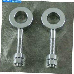 N[p[c ultima chromebL㕔`F[AWX^pX|[cX^[f1978NȑO Ultima Chrome Plated Rear Chain Adjuster For Sportster Models 1978 & Earlier