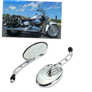 N[p[c XYL}K[_[VZ 800 1600ؐl̂߂2{̑ȉ~`̃obNTCh~[ 2X Oval Rearview Side Mirrors for Suzuki Marauder VZ 800 1600 Savage LS 650