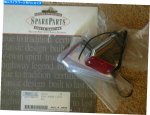 N[p[c N[{[~ӃEFbW}[J[CgAbhY Chrome Ball Milled Wedge Marker Light, Red Lens