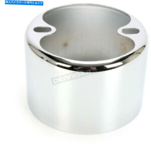 クロームパーツ Vツイン製造クロムスピードメーターとタコメータカップスタイルカバー - 39-0140 V-Twin Manufacturing Chrome Speedometer and Tachometer Cup Style Cover - 39-0140