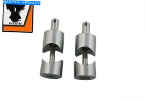 N[p[c \V[gt̎x`bp[_Cid\tgX|[cX^[c[ON Solo Seat Spring Stanchions Chopper Dyna Rigid Softail Sportster Touring Chrome