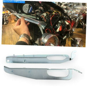 N[p[c FITn[[EttEtN[wr[f[eB[Ci[tFAOT|[guPbgbL Fit Harley FLHTCU FLHX Chrome Heavy Duty Inner Fairing Support Bracket Plated