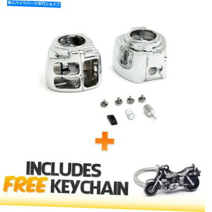�N���[���p�[�c Harley Sportster Dyna Suspeail Vrod + Cruiser�L�[�`�F�[���p�N���[���X�C�b�`�n�E�W���O Chrome Switch Housing For Harley Sportster Dyna Softail Vrod+Cruiser Keychain�y���s�A���i�z