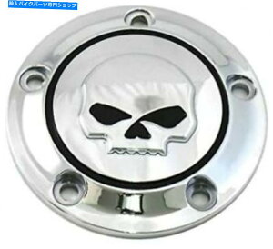 N[p[c 1999Ñt_tFXZgn[[ - _rbh\̂߂̃Nƌ̂鍕5_Jo[ Chrome and Gloss Black 5 hole point cover for 1999-UP FL FX ST Harley-Davidson