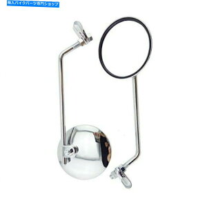 N[p[c OKSTNO 2PCSJX^NAr[~[t[A_v^~[͂قƂǂ̃[gɃtBbg... OKSTNO 2pcs Custom Chrome Rearview Mirror Free Adapters Mirrors Fits Most Mot...