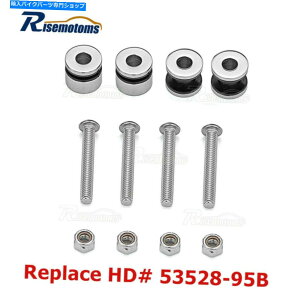 N[p[c 94-03n[[X|[cX^[XL Sissy BarוbNp4_hbLOn[hEFA 4-Point Docking Hardware For 94-03 Harley Sportster XL Sissy Bar Luggage Rack