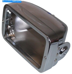 �N���[���p�[�c �w�b�h���C�g�V�F�������`�N�����T�C�h7.25 "�K���X= 310221 Headlight Shell Rectangle Chrome Side 7.25" Glass = 310221