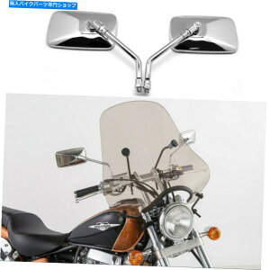 N[p[c Suzuki Boulevard M50 M90 C90̂߂ChromeI[goC̒`̃TCu~[ Chrome Motorcycle Rectangular Rearview Mirrors For Suzuki Boulevard M50 M90 C90