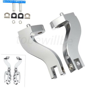 N[p[c 㕔N[q̃T|[g}EgtBbgDyna Sportster Rear Chrome Passenger Foot Support Mount Fit for Harley Touring Dyna Sportster