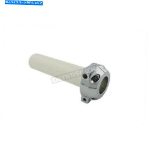 N[p[c VcCN[nho[XbgNvƃ`[uZbg - 35-0254 V-Twin Manufacturing Chrome Handlebar Throttle Clamp and Tube Set - 35-0254