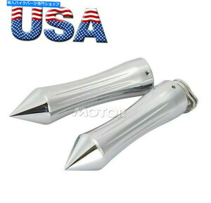 N[p[c I[goCN[7/8 "n[[X|[cX^[xl xr̂߂̃XpCNnho[Obv Motorcycle Chrome 7/8" Spike Handlebar Hand Grips Fit For Harley Sportster XL XR