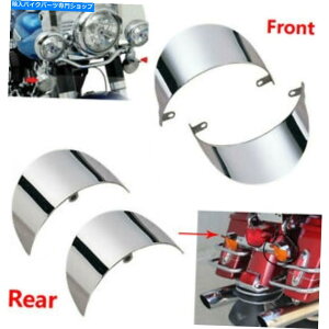 N[p[c Harley Road King Flst Flst Flst flst flst flst flst flst flst flst flst flst flst flst flst flst Motor Chrome Front Rear Turn Signal Visors For Harley Road King FLHT FLST FLTR
