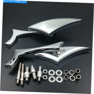 N[p[c ؔlGSX Boulevard Intruder̂߂̃NXsAAr[TCh~[ Chrome Spear Rear View Side Mirrors for Suzuki Hayabusa GSX Boulevard Intruder