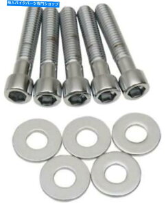 N[p[c Rj[AwbhXvPbg{g/bVLbg2-1 / 4 "AN[n[[_rbh\ Colony Allen Head Sprocket Bolt/Washer Kit 2-1/4" L Rear Chrome Harley Davidson