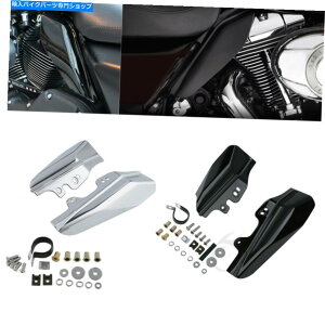 N[p[c Chrome / Black Mid-Frame Ear Deflector Fit Harley Touring Road King 2001-2008 Chrome/Black Mid-Frame Air Deflector Fit For Harley Touring Road King 2001-2008