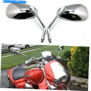 N[p[c z_XYL菄m͂̂߂̃I[goC10mm̒XeTCh~[ Motorcycle 10mm Long Stem Side Mirror For Honda Suzuki Victory Kawasaki Cruiser