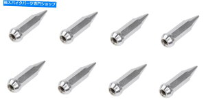 �N���[���p�[�c �i8�p�b�N�jMSA�X�p�C�N�e�[�p�[���O�i�b�g12mm×1.50mm�X���b�h�s�b�`�N���� (8 Pack) MSA Spike Tapered Lug Nut 12mm x 1.50mm Thread Pitch Chrome�y���s�A���i�z