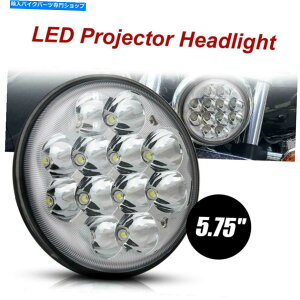 N[p[c Chrome 5.75 "5 3/4EhLEDvWFN^[wbhCgDRLpn[[I[goC6000K Chrome 5.75" 5 3/4 Round LED Projector Headlight DRL For Harley Motorcycle 6000K