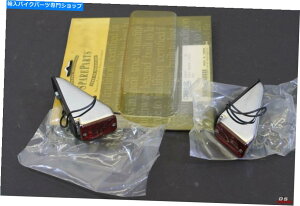 N[p[c VNXyVeBI[goCԂу}[J[Cg̕230331 NEW CHROME SPECIALTIES MOTORCYCLE RED WEDGE MARKER LIGHTS PART# 230331