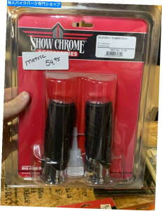 N[p[c N[͈̔͂\1C`B 17-121VÂ݌ Show Chrome Solace Grips 1in. 17-121 NEW OLD STOCK