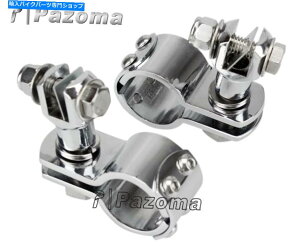N[p[c yAN[tbgyO}Eg1 1/4 "GWK[hnCEFCPEGS FOOTPEGpn[[ Pair Chrome Foot Peg Mounts 1 1/4" Engine Guard Highway Pegs Footpegs For Harley