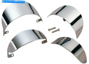 N[p[c hbOXyV[OMoCU[ANDS-720096 Drag Specialties Front Turn Signal Visor, Chrome DS-720096