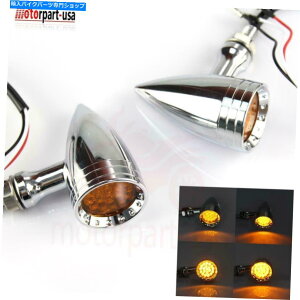 N[p[c n[[`bp[{x̃JX^ 2X Universal 20 LED Bullet Turn Signal Light For Harley Chopper Bobber Custom